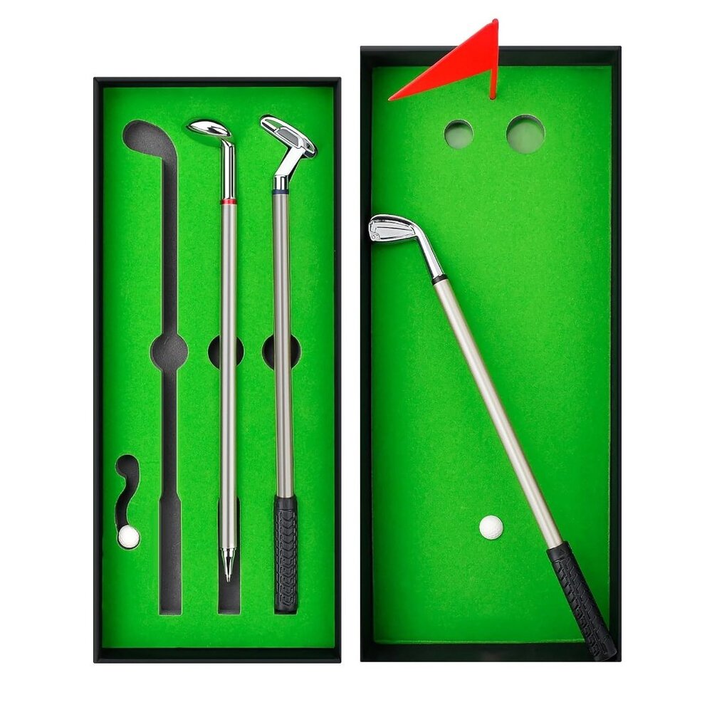Golf Pens Golfing Golfer Gag Gift Desk Accessories Decor Table Game Miniature Go